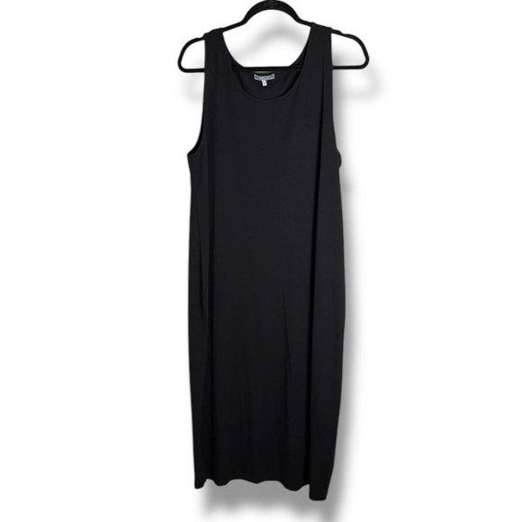 Habitat Black Tank Midi Dress New without Tag Size XL - Picture 1 of 5